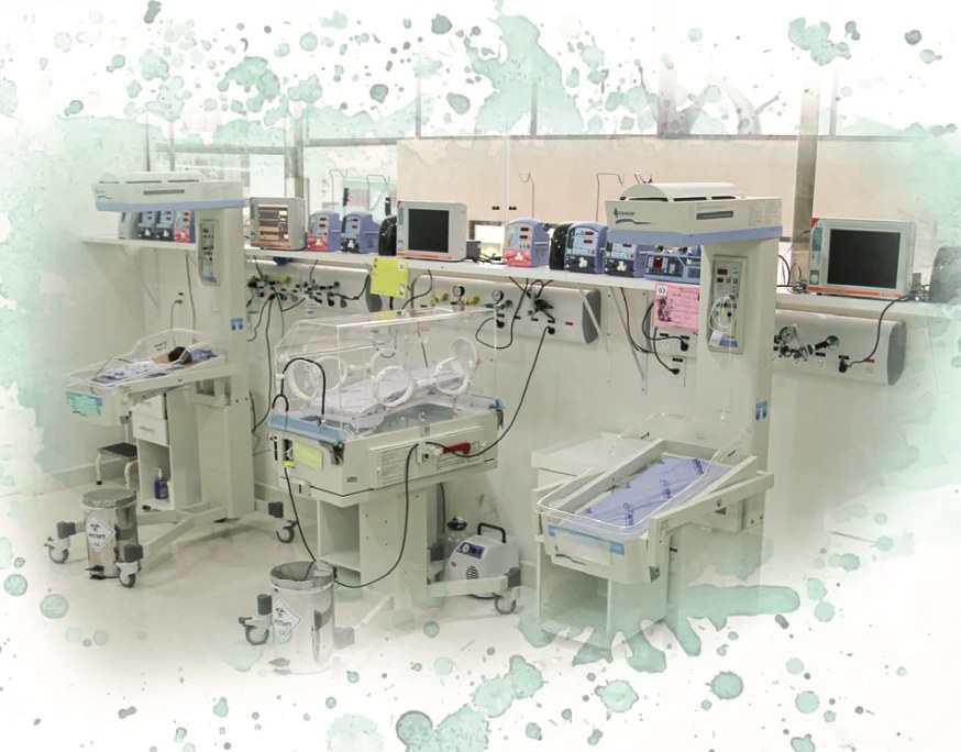 Equipamentos da UTI Neonatal e Pediátrica Samel